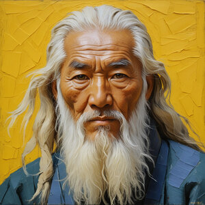 PORTRAIS IA, L’’HOMME DE MONGOLIE