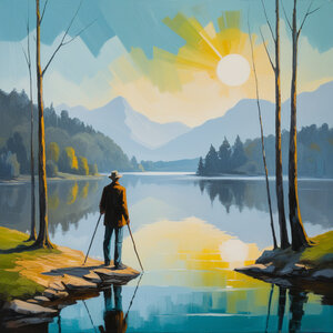 PORTRAIS IA, GEREMI AU LAC