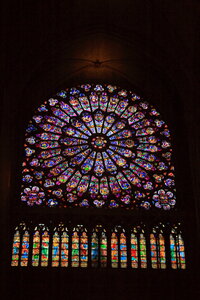 paris, vitrail notre dame