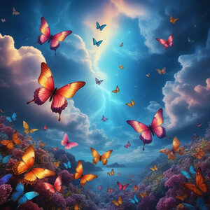 IMAGES CREER AVEC IA, les papillons  2 
