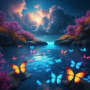 IMAGES CREER AVEC IA, les papillons  4 