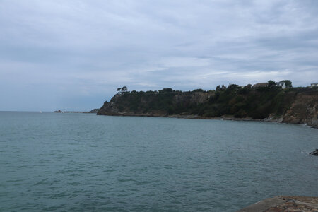 2023 09 17 De Granville à Champaux, IMG_5790 La pointe Gautier depuis la cale du Port-Foulon