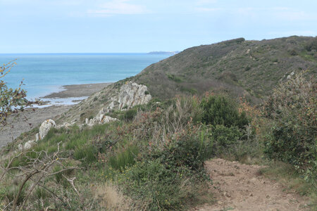 2023 09 17 De Granville à Champaux, IMG_5824 Vue entre le rocher du Sard et la pointe de Champeaux