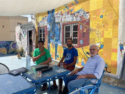 2024 Maroc, 01023 sur la terrasse du musée de l’âne