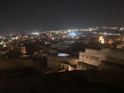 2024 Maroc, 08903 Fès vue de la terrasse du gîte