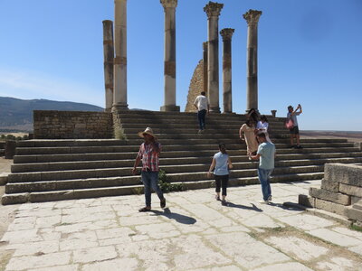 2024 Maroc, 10015 Volubilis Temple de Saturne