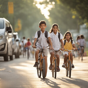 Images_abords_école, bike_on roads