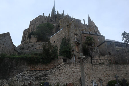 2023 09 20 Le Mont-Saint-Michel, IMG_5952 L’abbaye vue depuis l’église Saint-Pierre