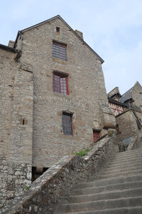 2023 09 20 Le Mont-Saint-Michel, IMG_5995 Le chemin des Remparts entre le Bastion et la tour Nord