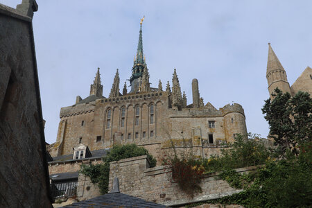 2023 09 20 Le Mont-Saint-Michel, IMG_6002 L’abbaye depuis l’église Saint-Pierre