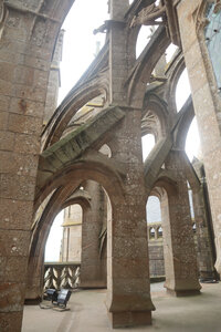 2023 09 20 Le Mont-Saint-Michel, IMG_6024 Les toits de l’église abbatiale