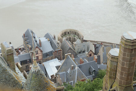 2023 09 20 Le Mont-Saint-Michel, IMG_6029 Vue depuis les toits de l’église abbatiale