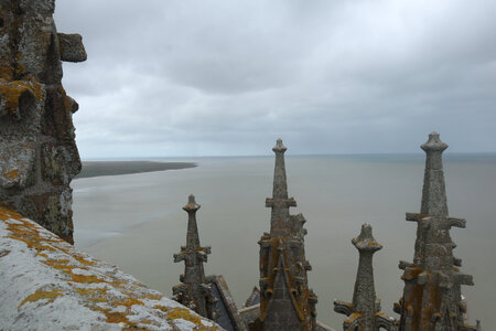 2023 09 20 Le Mont-Saint-Michel, IMG_6045 Vue depuis les toits de l’église abbatiale
