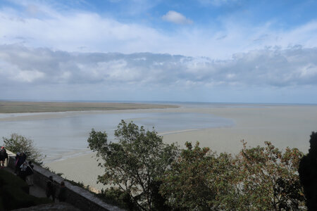 2023 09 20 Le Mont-Saint-Michel, IMG_6082 Vue depuis les jardins de l’abbaye