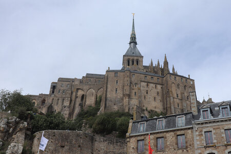 2023 09 20 Le Mont-Saint-Michel, IMG_6097 Vue depuis le bas du rempart sud