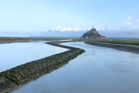 2023 09 21 Du Mont-Saint-Michel à Vivier-Sur-Mer, IMG_6142 Vue depuis le barrage du Couesnon