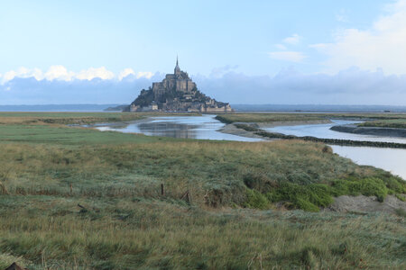 2023 09 21 Du Mont-Saint-Michel à Vivier-Sur-Mer, IMG_6143 Vue depuis le polder Tesnières