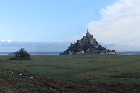 2023 09 21 Du Mont-Saint-Michel à Vivier-Sur-Mer, IMG_6144 Vue depuis le polder Tesnières