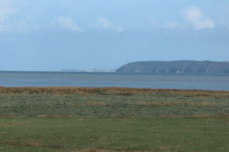 2023 09 21 Du Mont-Saint-Michel à Vivier-Sur-Mer, IMG_6151 Vue sur la pointe de Champeaux depuis le polder Molinié