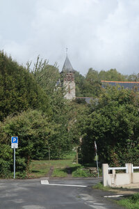 2023 09 22 Du Vivier-sur-Mer à Dol-de-Bretagne, IMG_6244 Vue sud du Mont-Dol depuis la sortie du village