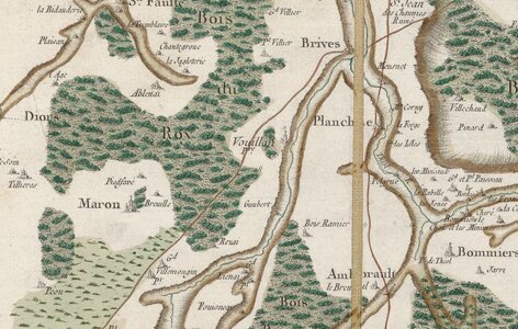 Généalogie en dilettante, Carte-Cassini-Vouillon