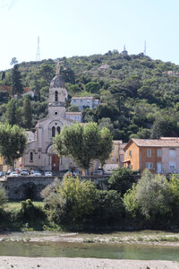 2024_09_10 Des Mènes à Alès, IMG_8042 Notre-Dame-de-l’Assomption au bord du Gardon et Notre-Dame-des-Mines sur la colline