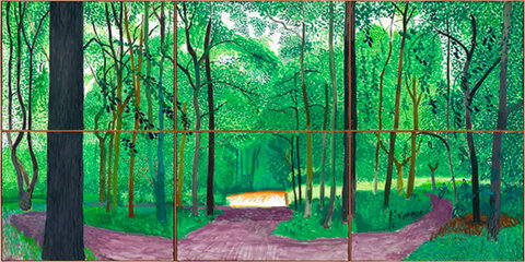 La Forêt, David Hockney