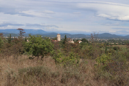 2024_09_11 D'Alès à Vézénobres, IMG_8104 Vue sur Saint-Hilaire depuis les Mas-de-Code