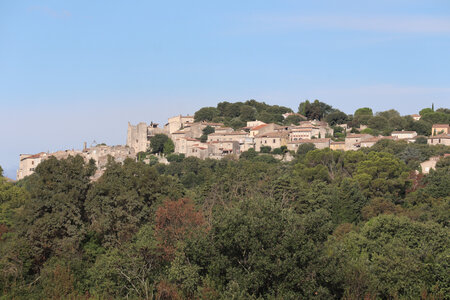 2024_09_12 De Vézénobres à Saint-Chaptes, IMG_8157 Vue sur Vézénobres depuis le sentier vers Ners