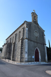 2024_09_13 De Saint-Chaptes à La Calmette, IMG_8243 L’église Saint-Nicolas, Aubarne