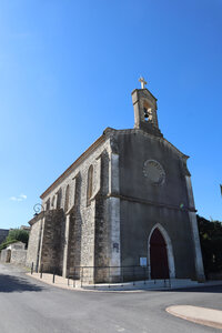 2024_09_13 De Saint-Chaptes à La Calmette, IMG_8244 L’église Saint-Nicolas, Aubarne