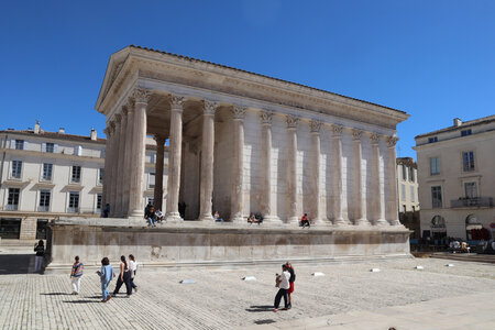 2024_09_14 De La Calmette à Nîmes, IMG_8331 La Maison Carrée