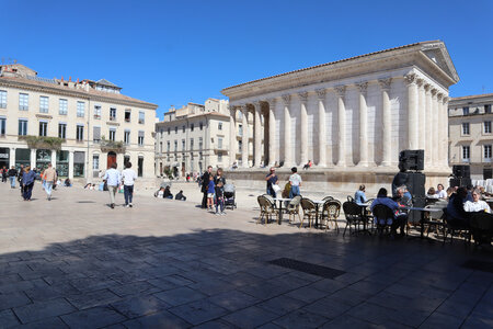 2024_09_14 De La Calmette à Nîmes, IMG_8332 La Maison Carrée