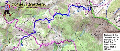 Raquette au Col de la Gardette, Col de la Gardette 030