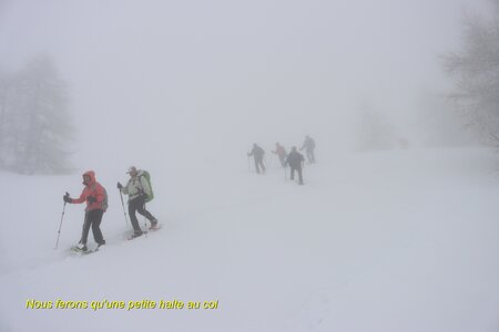 Raquette au Col de la Gardette, Col de la Gardette 018