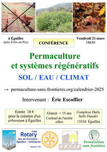 Affiche - Conférence 21 mars 2025 à Éguilles, PNG - Affiche - Confe rence 21 mars 2025 E guilles  Rotary AEV   ARPCV  - Eric Escoffier 