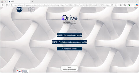 Tutoriel : La synchronisation et le partage de fichiers avec le service sDrive du CNRS, Connecter le client de synchronisation au compte sDrive/Nextcloud