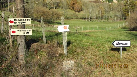 Ballade à Saint-Austremoine (Aveyron), Entre Mernac et Salles La Source