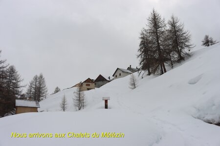 Boucle en raquettes au Chalets du Mélézin , Boucle des  Chalets du Mélézin 009