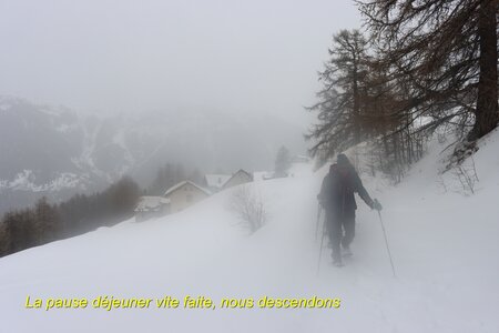 Boucle en raquettes au Chalets du Mélézin , Boucle des  Chalets du Mélézin 022