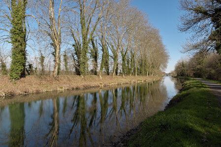 @fmbdx@piaille.fr 2025, Le canal de la Garonne entre Castets-en-Dorthe et La Réole