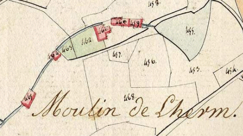 Moulins de Blanlhac et d'aval, Moulins de l’Herm-2