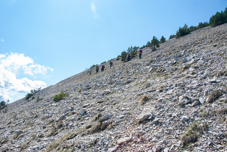 LES DENTELLES DE MONTMIRAIL 3eme jour 13 mai 2025 Le sommet du Ventoux par le versant nord, DSC_0209