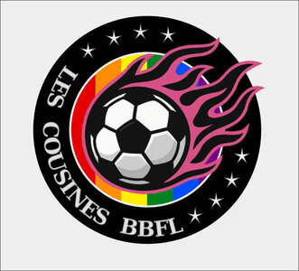 Logos Cousines, Logo Cousines rond rainbow
