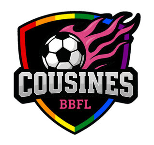 Logos Cousines, Logo Cousines écusson rainbow