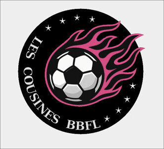 Logos Cousines, Logo Cousines rond noir