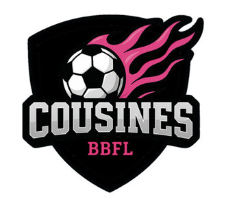 Logos Cousines, Logo Cousines écusson noir