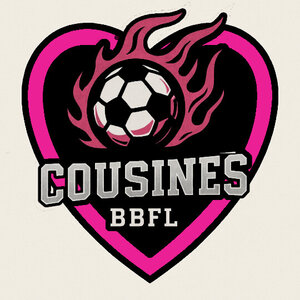 Logos Cousines, Logo Cousines coeur rose