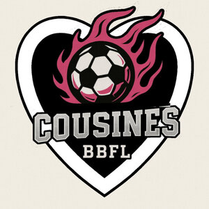 Logos Cousines, Logo Cousines coeur blanc