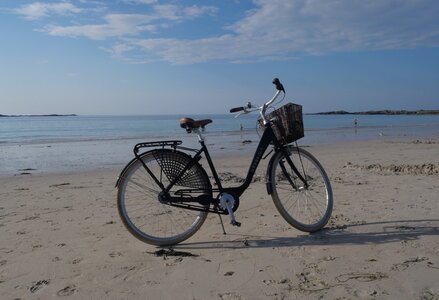 Vélo à Vigra, La plage de Blimsanden